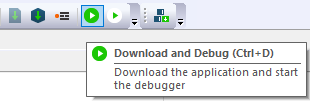 Download and Debug(ダウンロードしてデバッグ)