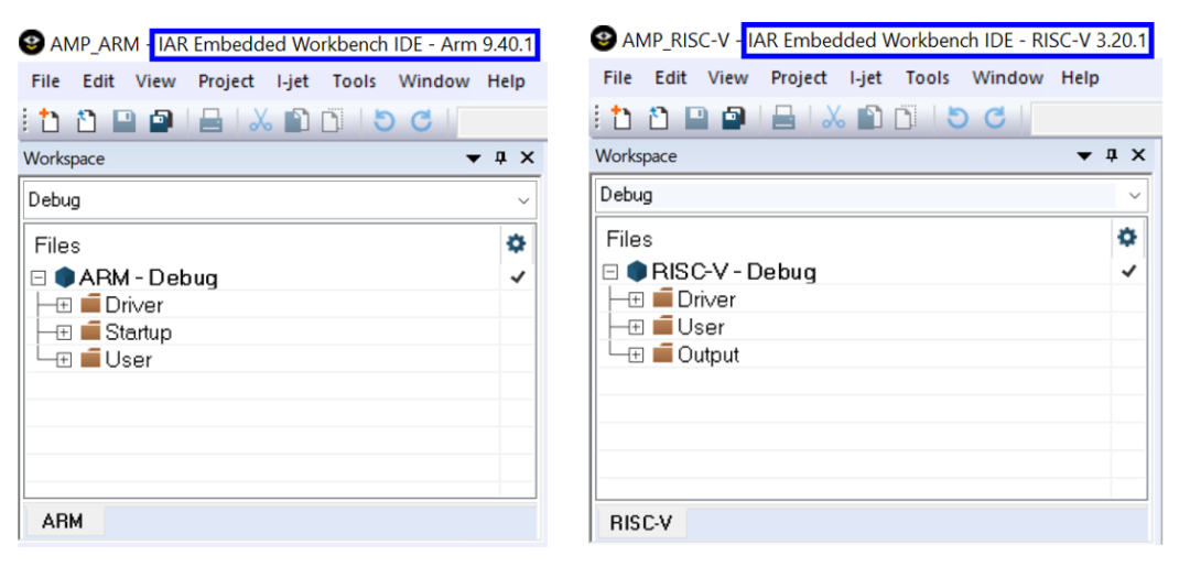 在 IAR Embedded Workbench中进行Arm+RISC-V多核调试
