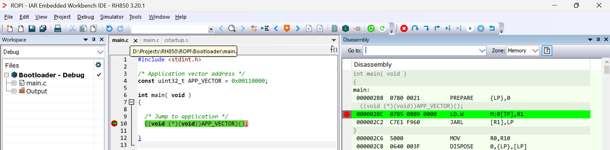 china-learn-Implementing-ROPI-in-IAR-Embedded-Workbench-for-Renesas-RH850-7