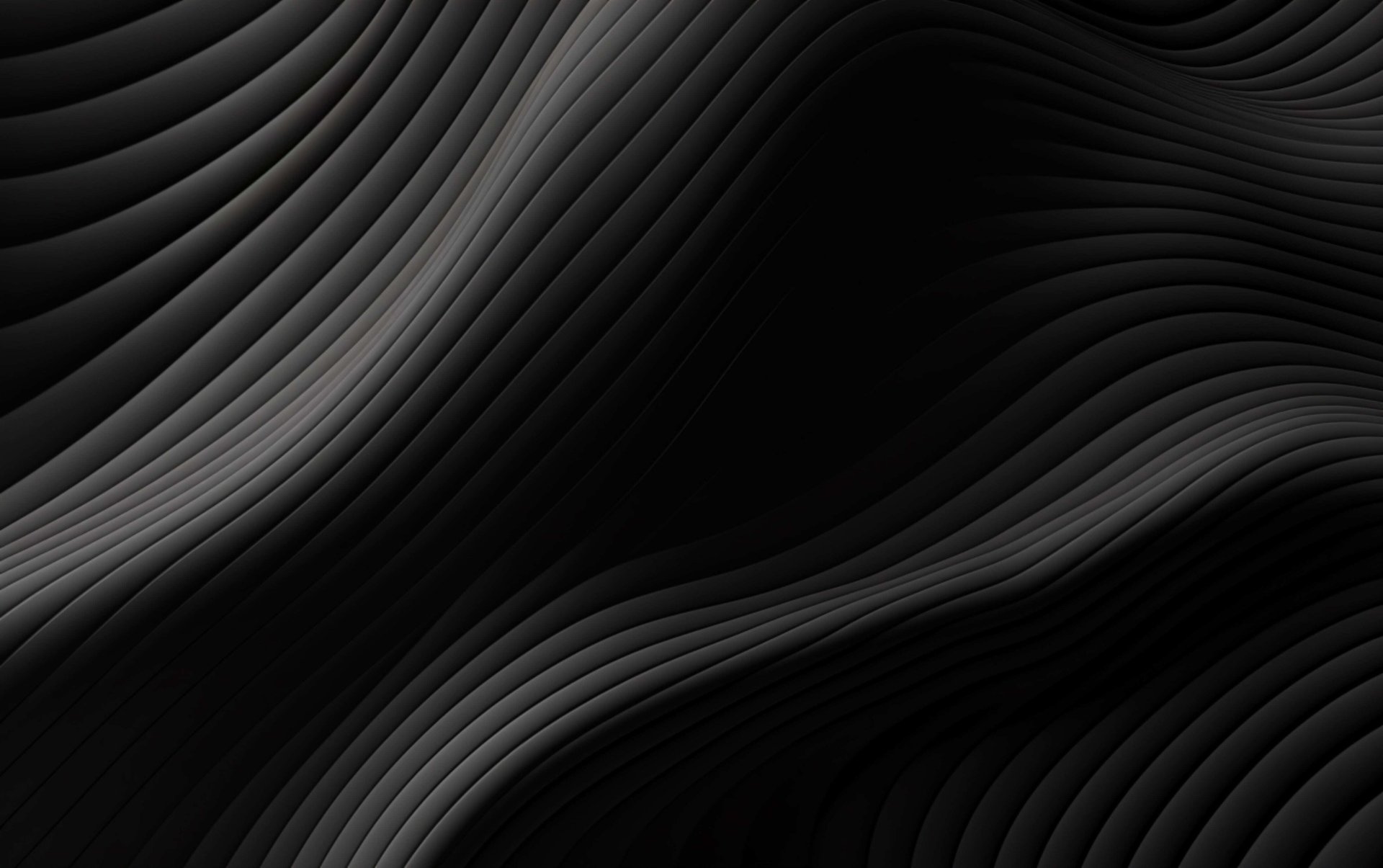 Black and gray waves