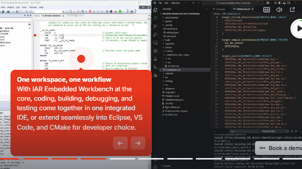 Demo of IAR's platform