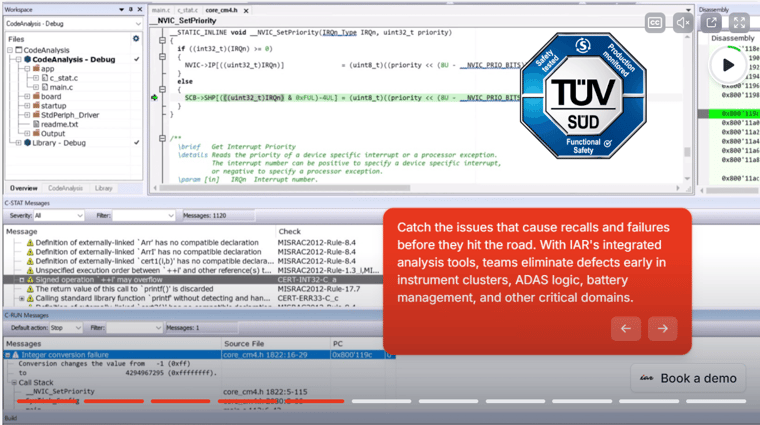 automotive interactive demo