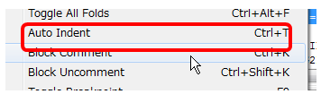 auto indent 1